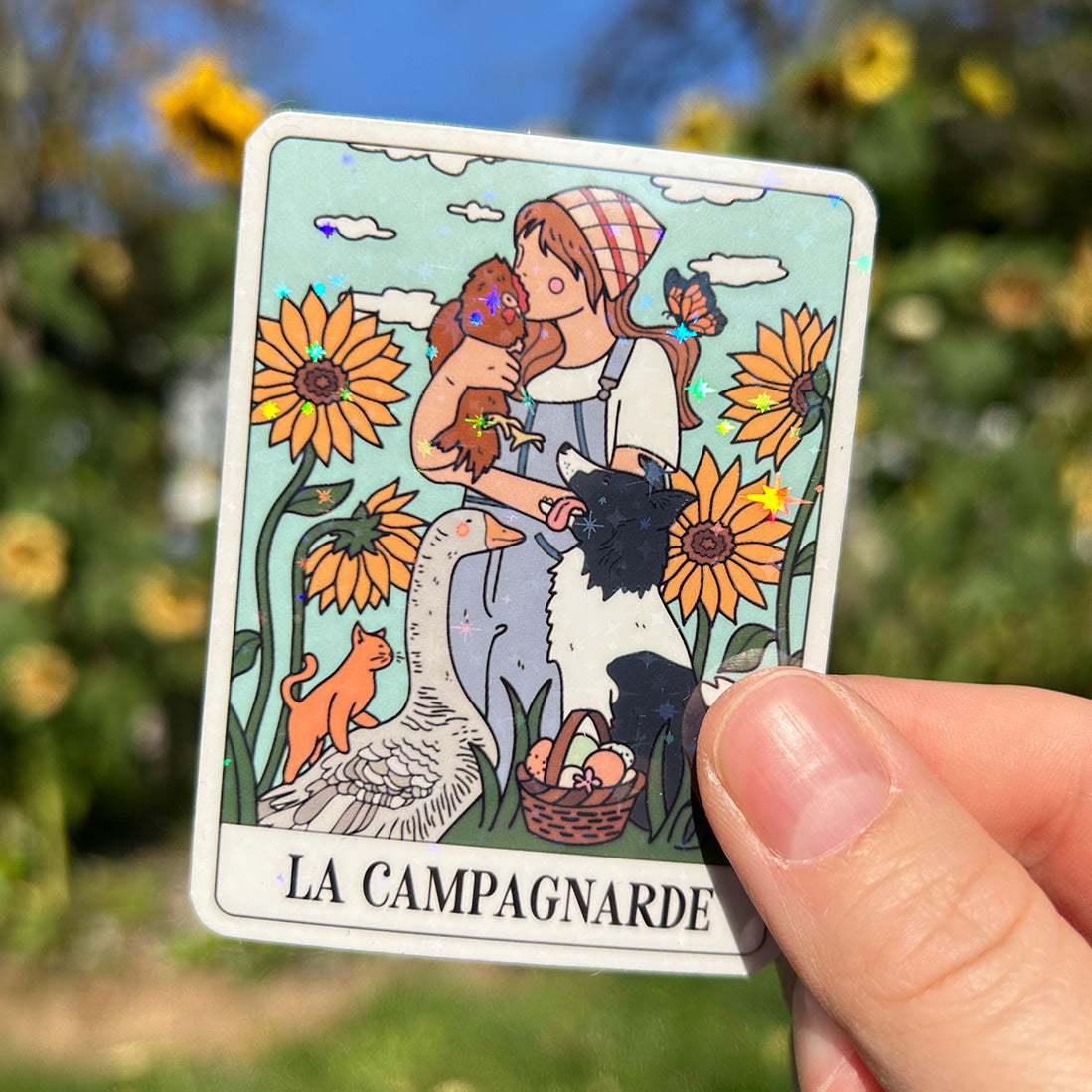 Autocollant en vinyle - Tarot