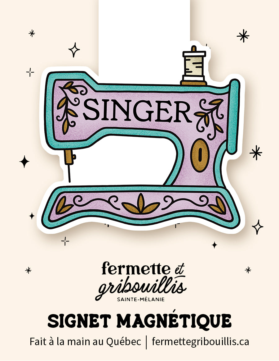 Signet magnétique - Machine à coudre Singer
