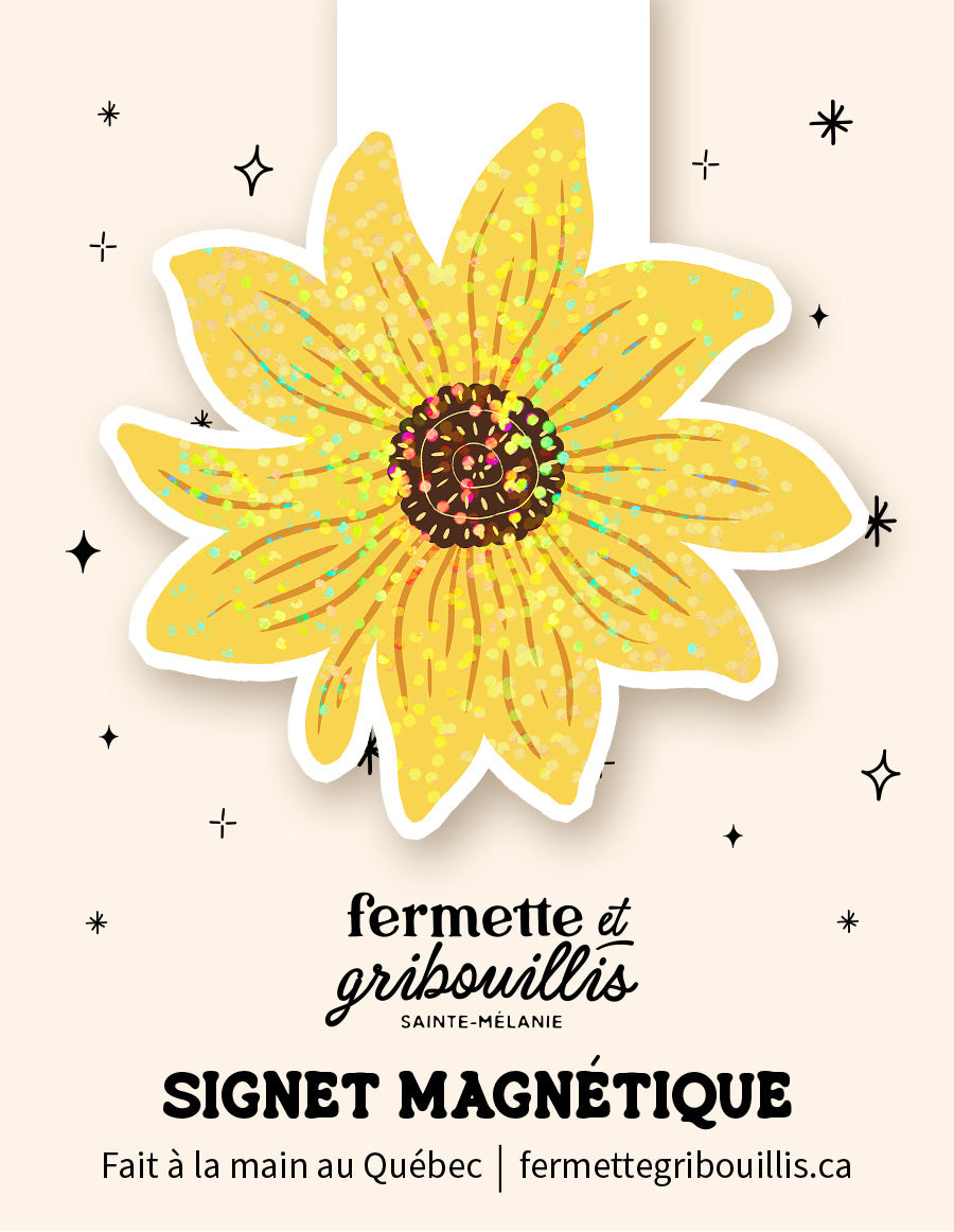 Signet magnétique - Tournesol