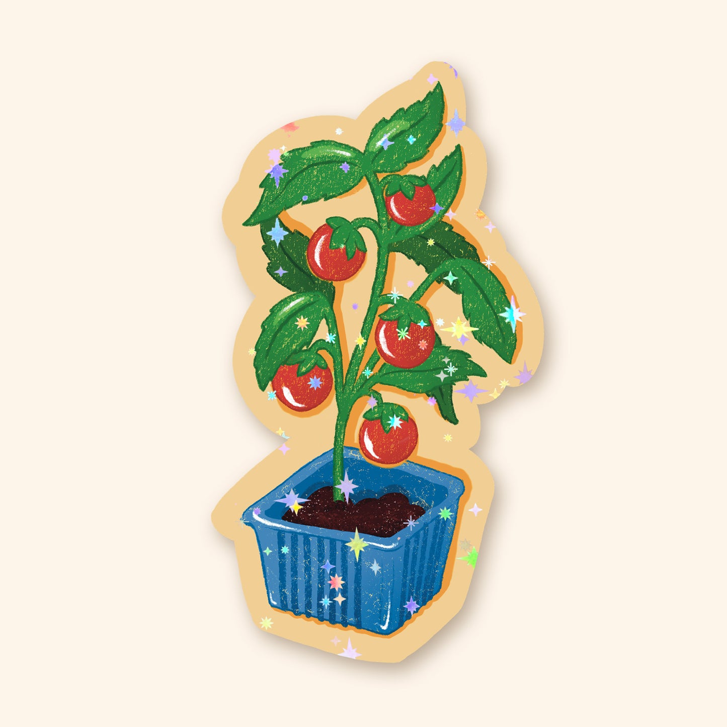 Autocollant en vinyle - Tomates