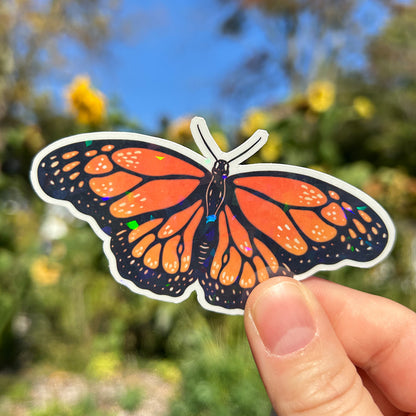 Autocollant en vinyle - Monarque