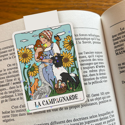 Signet magnétique - Carte de tarot La campagnarde