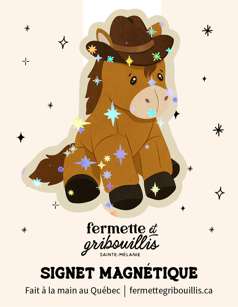 Signet magnétique - Poney