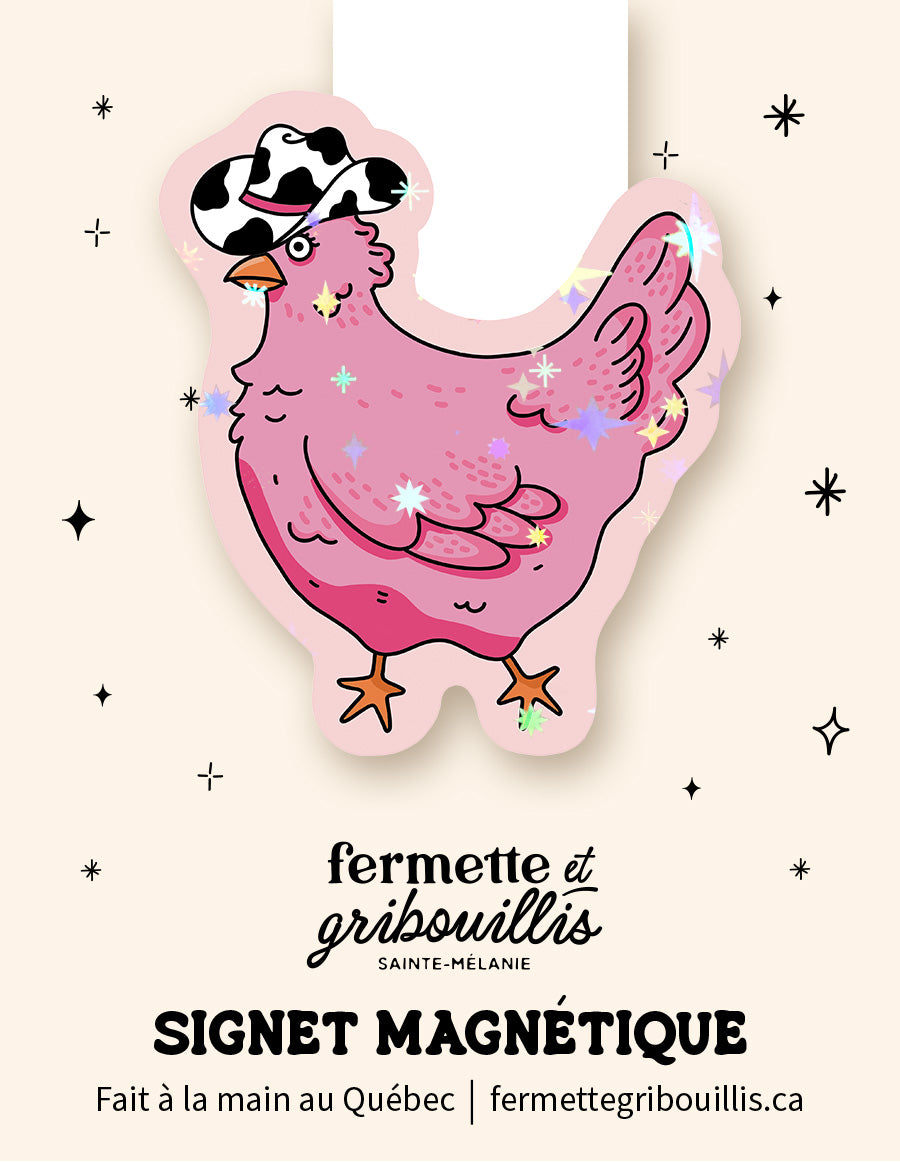 Signet magnétique - Poules country
