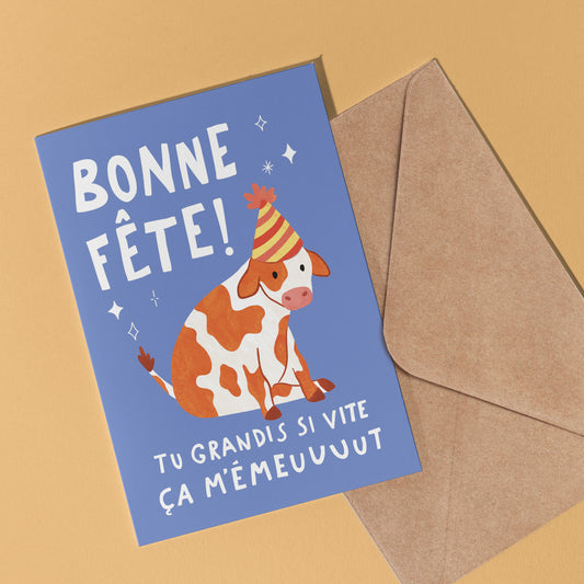 Carte de souhait - Bonne fête, ça mémeuuuut!