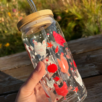 Tasse Boho - Poules d'automne