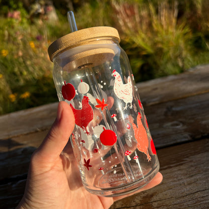 Tasse Boho - Poules d'automne