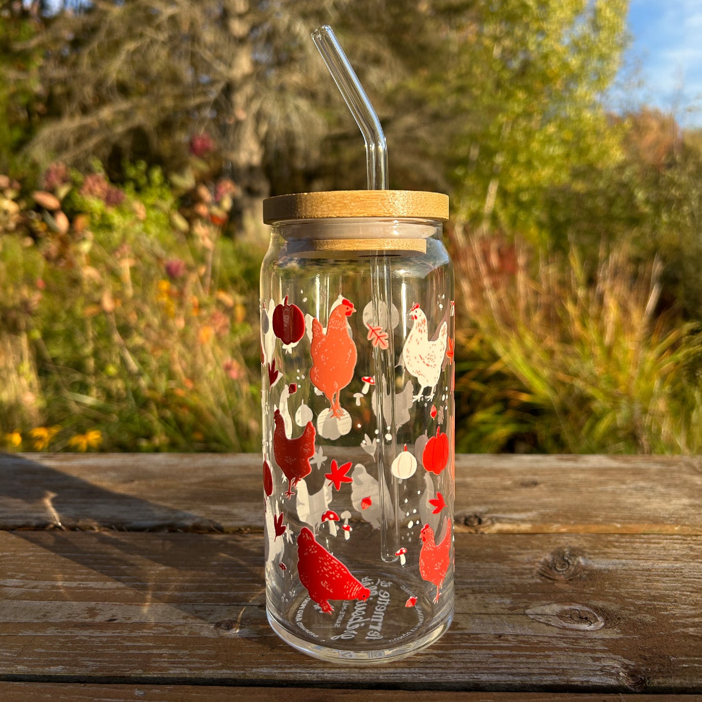 Tasse Boho - Poules d'automne