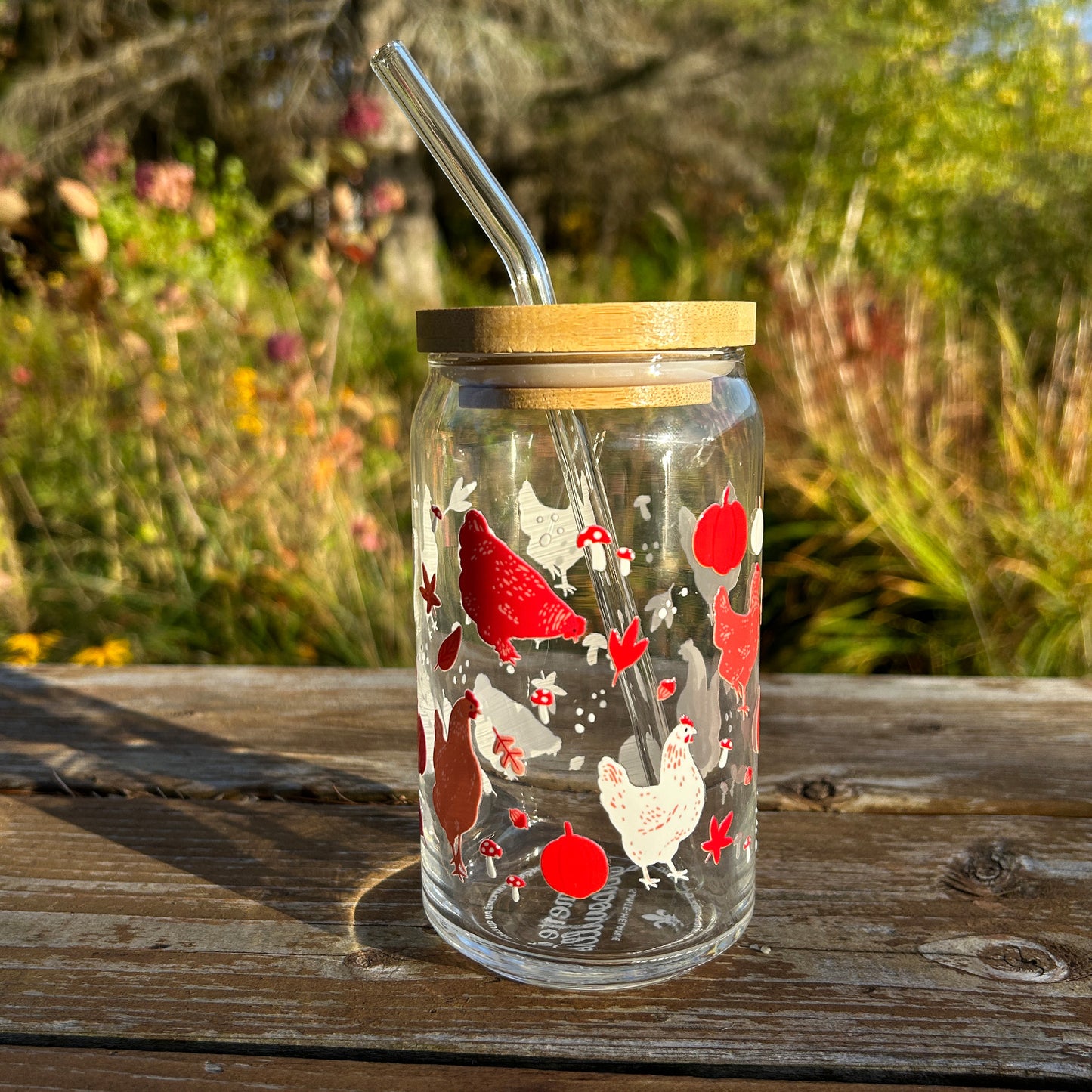 Tasse Boho - Poules d'automne