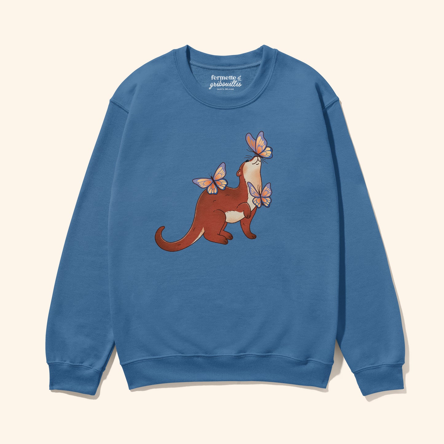 Coton ouaté - Loutre curieuse