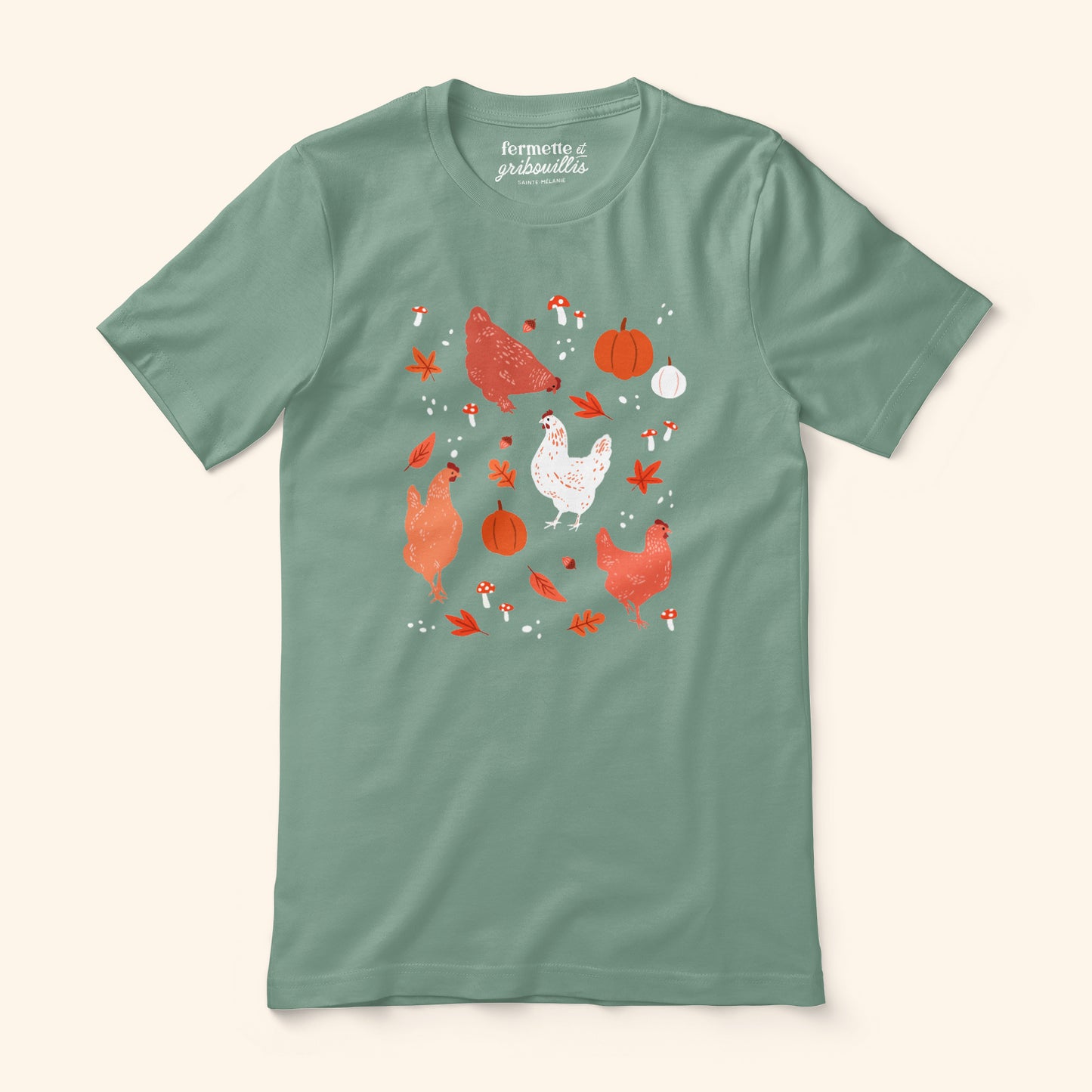 T-Shirt - Poules d'automne