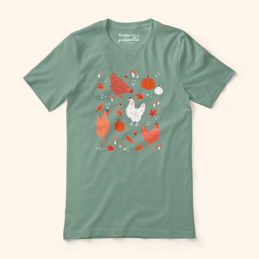 T-Shirt - Poules d'automne