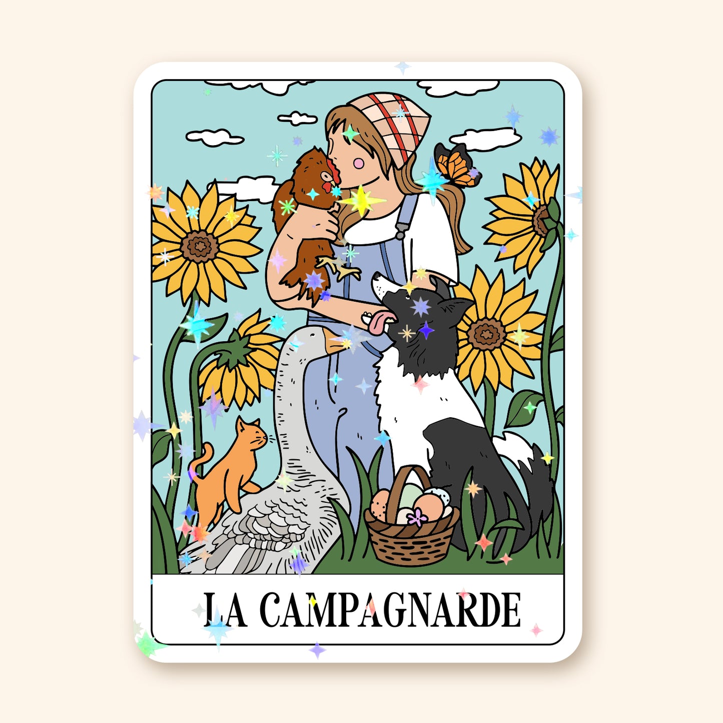 Autocollant en vinyle - Tarot